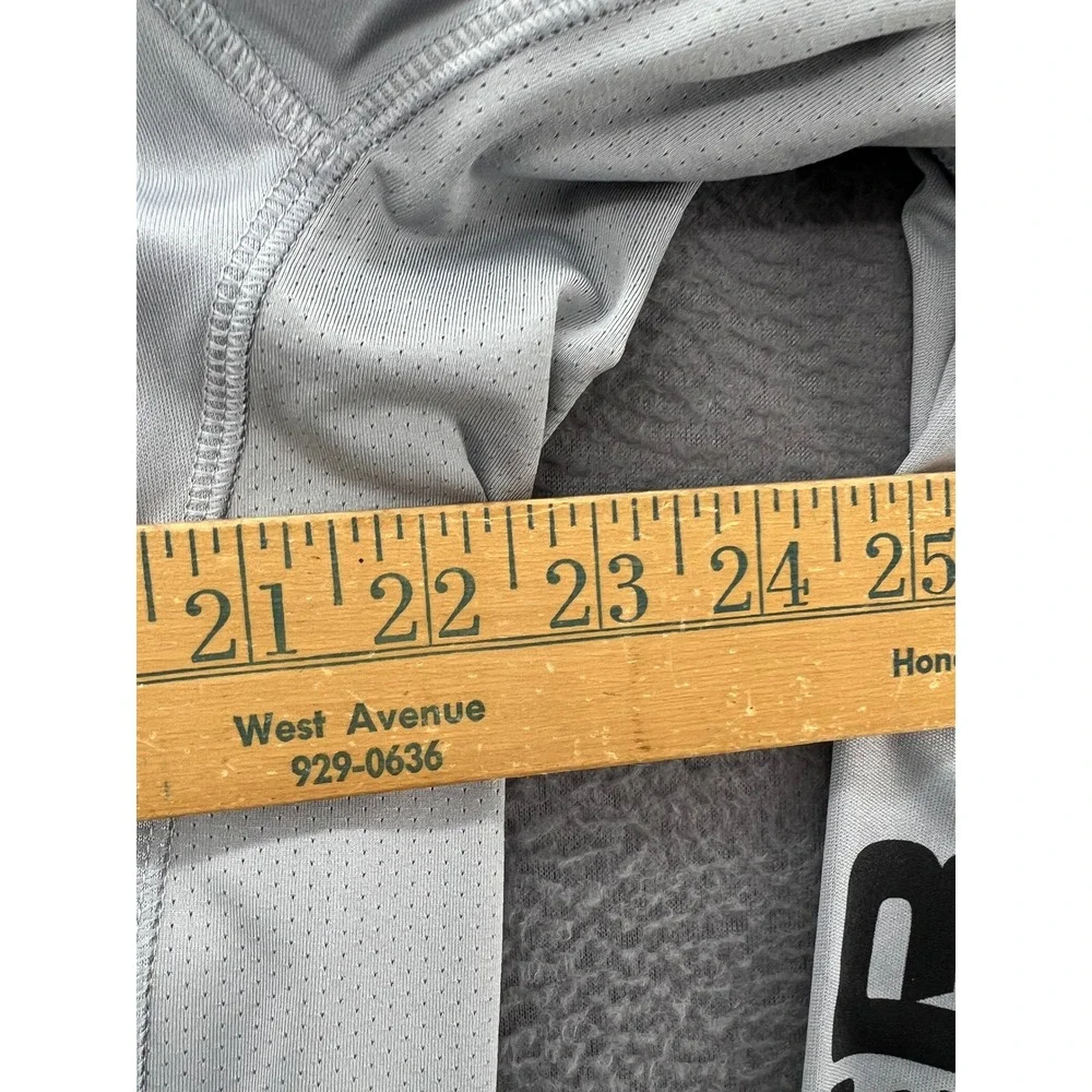 Under Armour Fish HeatGear Shirt Mens XL Gray 1/4 Zip Pullover Long Sleeve - Picture 7 of 13